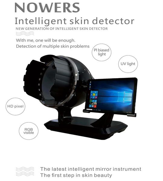 

new skin analysis machine hair analyzer beauty salon equipment facial scanner device high sensitivity uv diagnosis tester health monitor