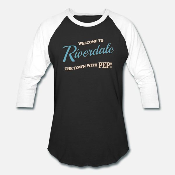 

riverdale welcome to riverdale the town with pep t shirt men designing tee shirt s-xxxl letters fitness new fashion summer slim shirt