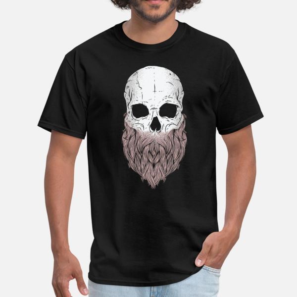 

bearded skull t shirt men sunlight 100% cotton s-xxxl homme sunlight funny summer pictures shirt