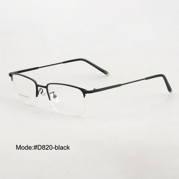 

spitoiko metal for men myopia eyewear eyeglasses rx optical frames d820, Black