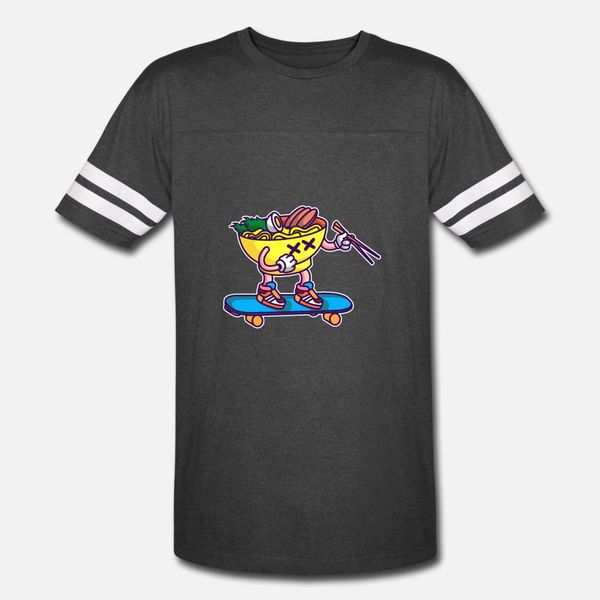 

ramen style skater graffiti noodles t shirt men print 100% cotton round neck clothes sunlight basic spring normal shirt