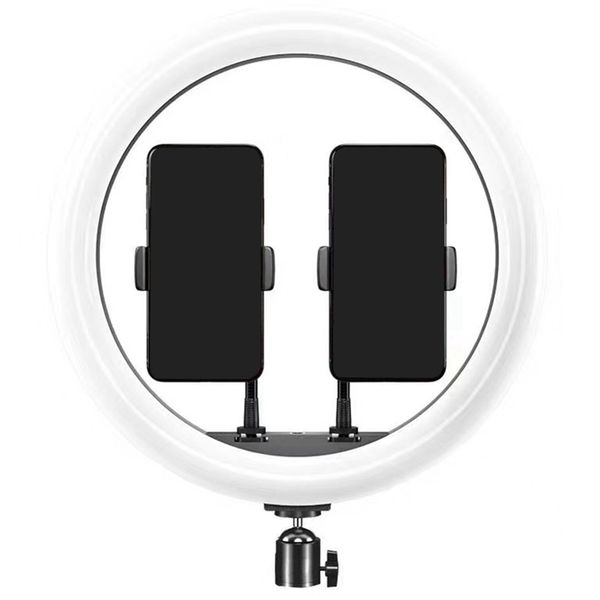 

opq-m30 ring light with stand led camera selfie light ring for tripod and phone holder video pgraphy lamp