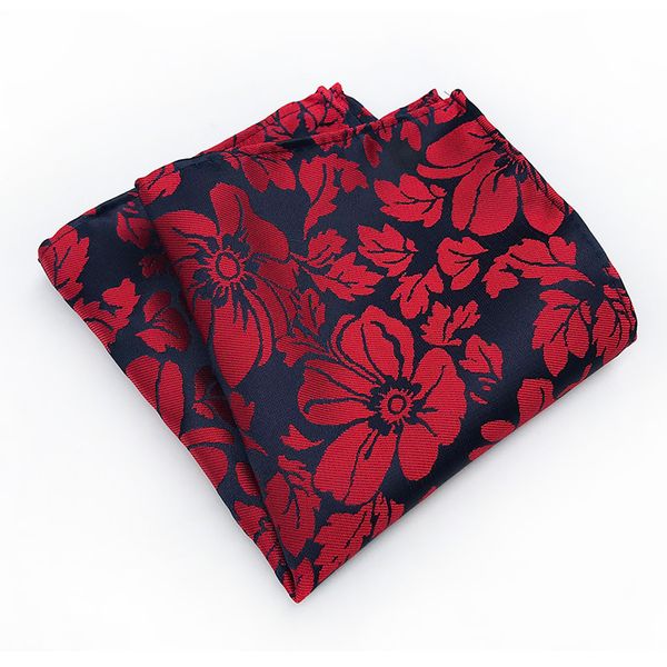 

mans pocket square wine red flower hanky perfect suit handkerchief wedding party silk pocket square, Black;gray