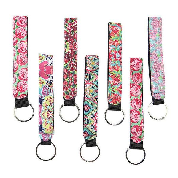 

favor party sublimation neoprene favors bag keyring gift keychain chain key pulitzer charmer lilly wedding bdegarden ovowl, Silver