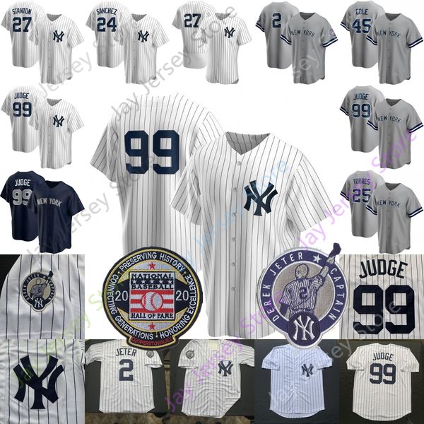 

2020 derek jeter jersey 27 giancarlo stanton 99 aaron judge 26 dj lemahieu 25 gleyber torres 24 gary sanchez 45 gerrit cole pinstripe, Blue;black