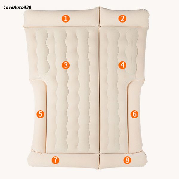 

suv inflatable car bed air mattress outdoor multifunctional back seat with air pump travel camping for auto off-road