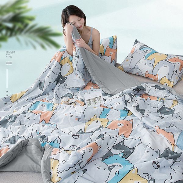 

summer blanket air conditioner summer household thin quilt