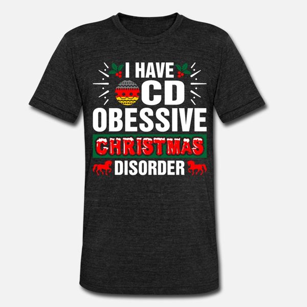 

i have obsessive christmas disorder german t shirt men design tee shirt round collar fit famous funny casual summer trend shirt