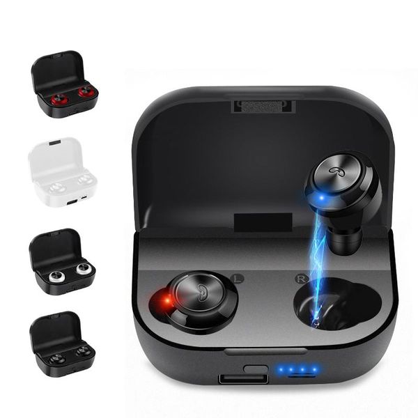 

cgjxsa6 plus wireless earphones mobile power headset tws bluetooth 5 .0 headphone sports mini earbuds with mic charging box a6plus for smart