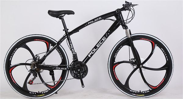 

black and white new python shaped mountain bike 26 inch one wheel double disc brake gift car export vehicle customization