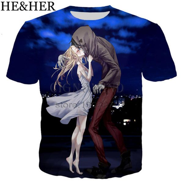 

new popular anime satsuriku no tenshi favorite 3d print shirts comics humor humor men clothing