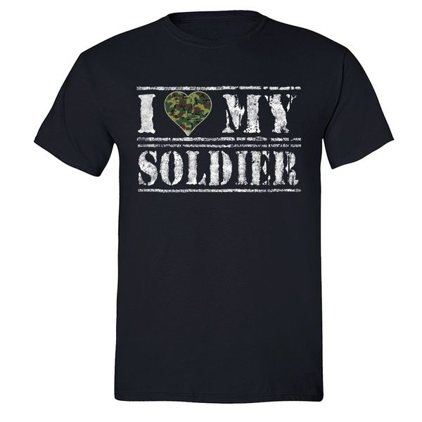 

i love my soldier t-shirt american military shirt usa army camo hunt tshirt new arrive short sleeve tee
