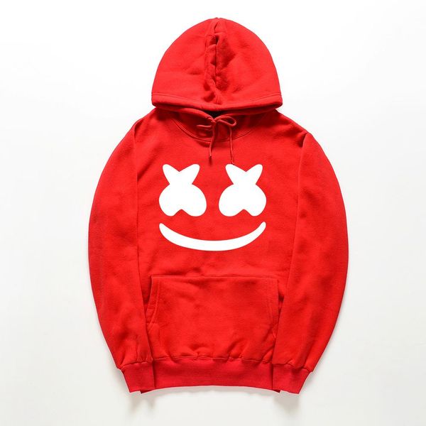 

simple style hip-hop street design pullover sweatshirts hoodies smile printing long sleeved hoodies, Black