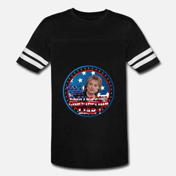 

dont голосуйте клинтон 2016 коррупция liar 3 футболка мужчины printed 100% хлопок s-xxxl одежда сумасшедший юмор летний стиль природные shir