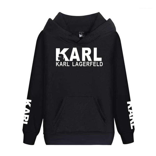 

casual pullover long sleeve thick sweatshirts mens autumn spring clothing mens kal letters print designer hooded sweatshirts street style, Black
