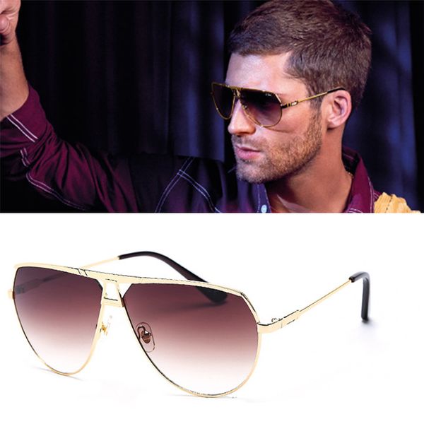 

new dpz 2020 oval sunglasses men fashion metal frame small retro tone aviation sunglasses men uv400 1114, White;black