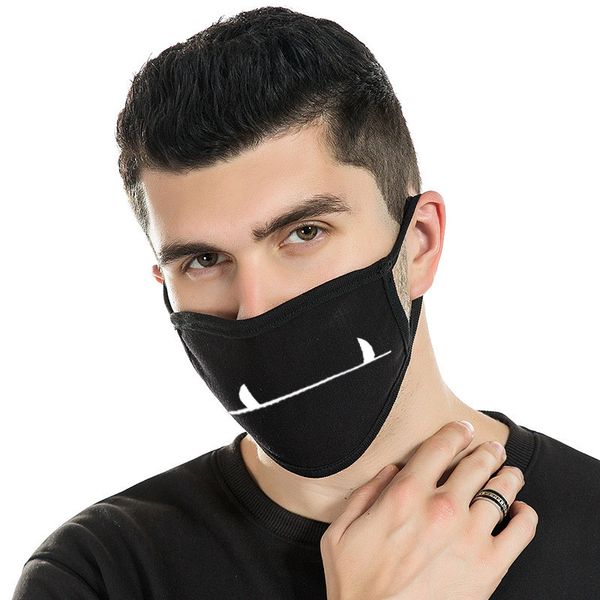 

fast shipping cycling face women masks protective dustproof washable reuseable facemask fashion party mouth mask, Black