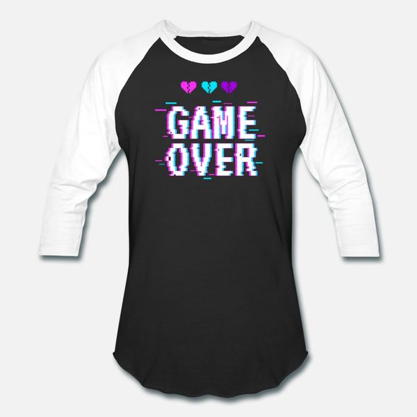 

game over yami kawaii пастельный гот t shirt men характер хлопок плюс размер 3xl формальное fit смешные повседневный spring outfit рубашка