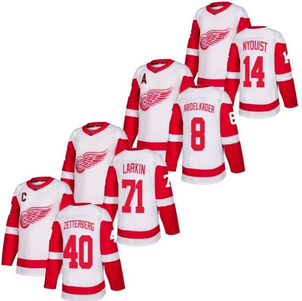 

mendet#detriot#red13&#wings,core players in field hockey jerseys, white hockey jerseys made of fine fabrics, Black;red