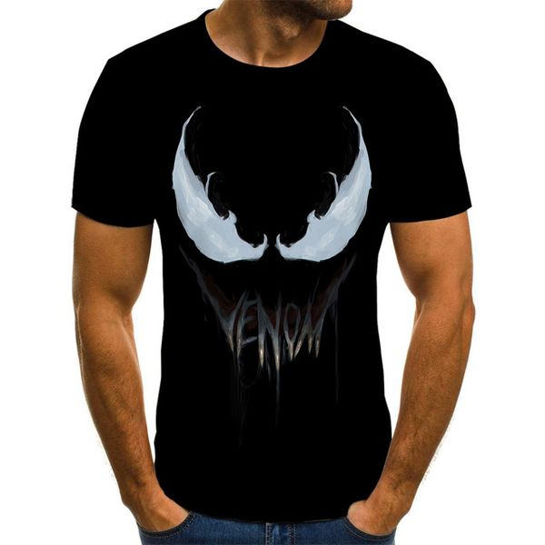 

new male 3d venom 3d print shirts aesthetic aesthetic harajuku men clothing