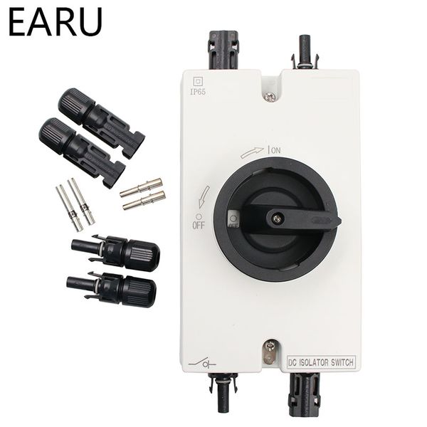 

smart home control solar system 1000vdc 32a pv dc isolator switch with connector