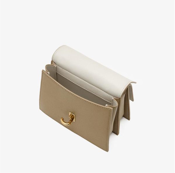 

three colors simple casual style contrast shoulder bags single metal chain crossbody bag versatile handbag wholesale