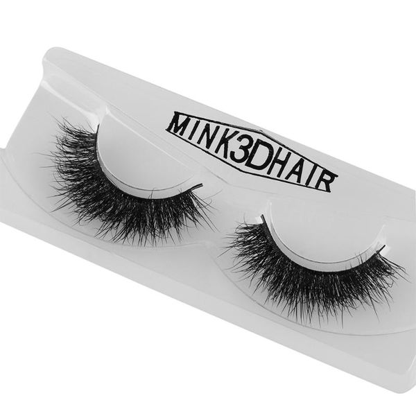 

100% black 3d mink hair bushy cross false eyelashes beauty wispy flutter lashes handmade woman's fashion makeup mink eyelashes