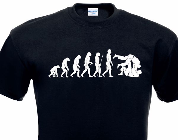 

personality evolution t-shirt judo kampf fight judoka aikido taek wondoo tee shirt streetwear
