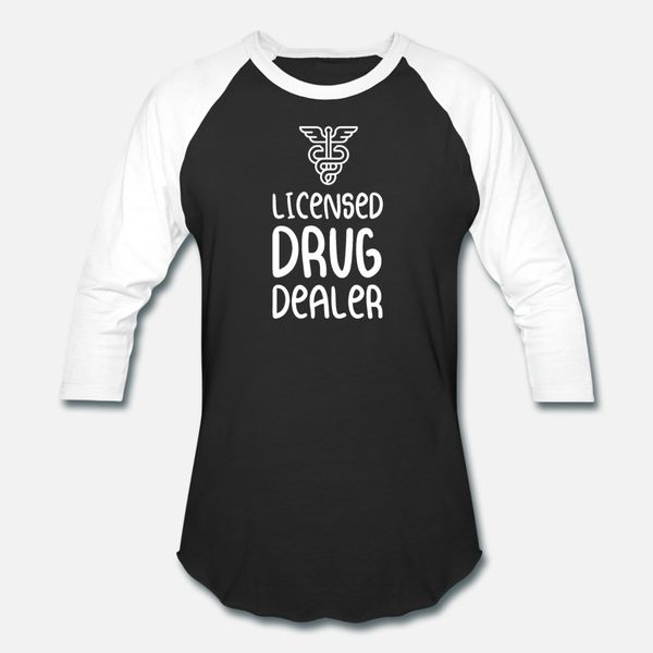 

licensed drug dealer t shirt men printing tee shirt o neck homme crazy basic summer style standard shirt