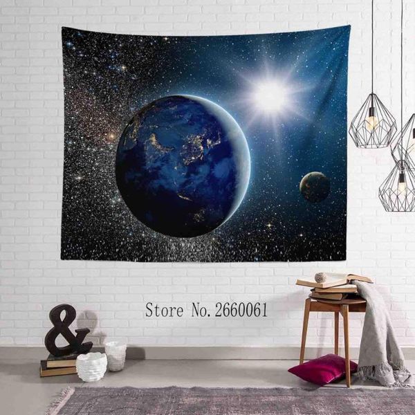 

new dream star universe planet tapestry hanging cloth tablecloth picnic mat outdoor wall art home decoration shawl tac829