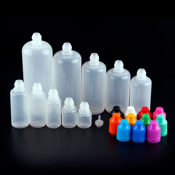 

plastic bottle empty e liquid dropper bottles with short tips for e cigarettes oil 3ml 5ml 10ml 15ml 20ml 30ml 50ml 60ml 100ml 120ml
