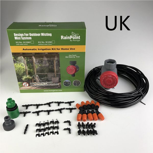 

mist spray flowers micro drip patio garden irrigation kit automatic watering