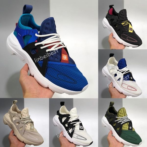 

new huarache city move 9 mens running shoes triple black white green men women huaraches breathable casual outdoor sports sneakers