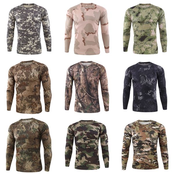 

tees active quick stretch long sleeve tshirts breathable mens training mens sport skiny#644, White;black