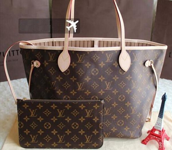 

designer retro lingge chain big tassel handbags women shoulder bags pu leather crossbody bag large tote lady purse new m41731 43775 44840