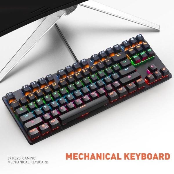 

keyboards keyboard and mouse set mechanical wired gaming 87 key for game lappc