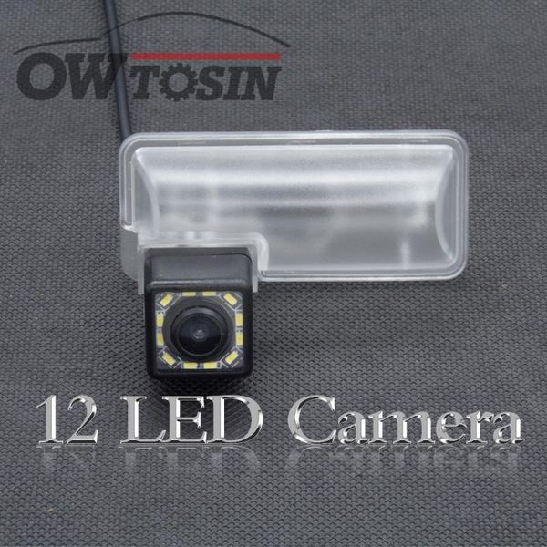 

12 led light car backup reverse rear view camera for impreza wrx legacy tribeca outback 5 car parking waterproof