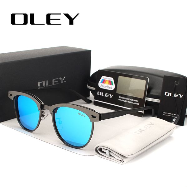 

sunglasses oley retro round men brand designer women polarized sun glasses 2021 eyes protect driving goggles gafas de sol y9800, White;black