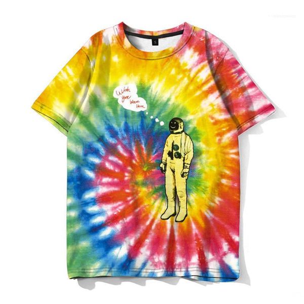 

tees high street fashion streetwear astroworld letter hip hop summer mens designer tshirts couple graffiti loose casual, White;black