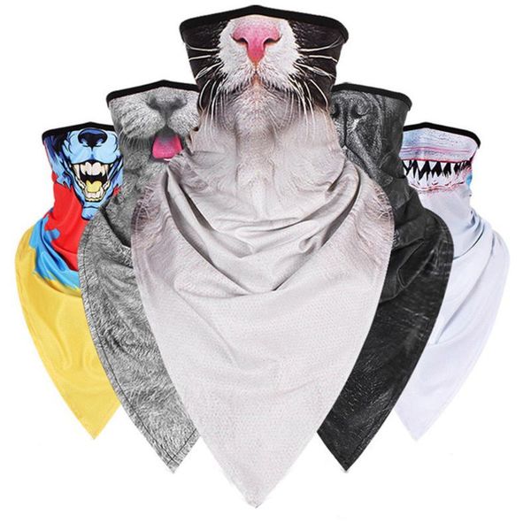 

5pc fashion hip hop bandana silk scarf black red paisley headband printed women men boys girls sports hiking scarves z0409, Blue;gray