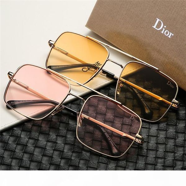 

wholesale-design 2019 half frame sunglasses women men sun glasses outdoors driving glasses uv400 case g2, White;black