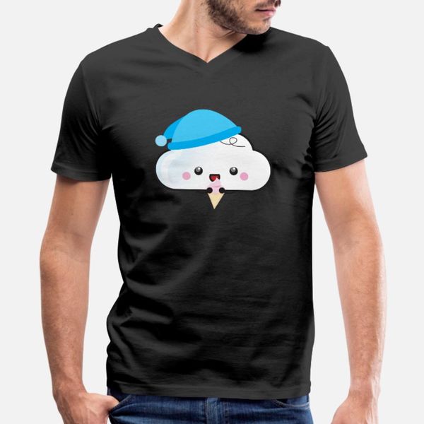 

kawaii cloud t shirt men create short sleeve o neck natural interesting basic spring natural shirt