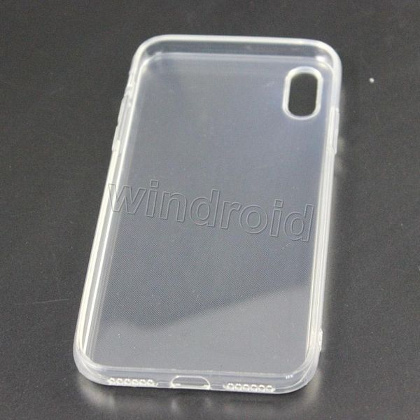 

cgjxsclear transparent soft tpu case for iphone x iphonex i8 1 .0mm thick transparent crystal cell phone skin cover dhl 1000pc