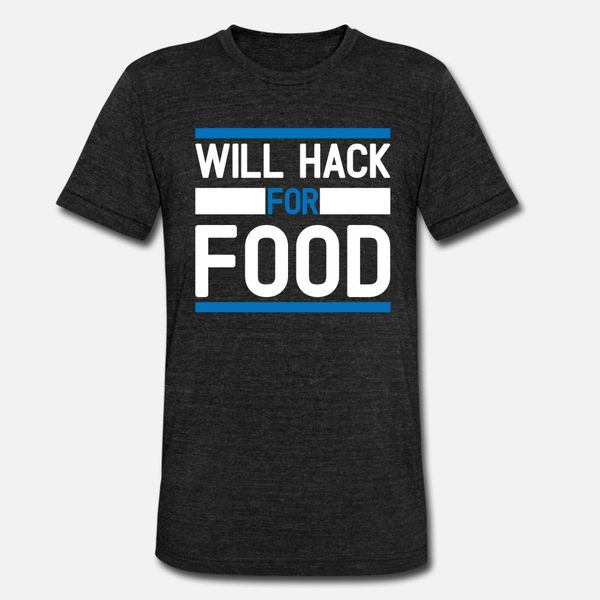 

hack for food t shirt men customize short sleeve size s-3xl unique fit new fashion spring letters shirt