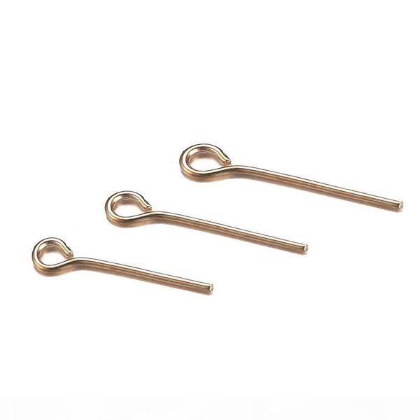 

500g pack 16 18 20mm new simple gold silver color alloy needle jewelry findings beads connector for diy accessories making