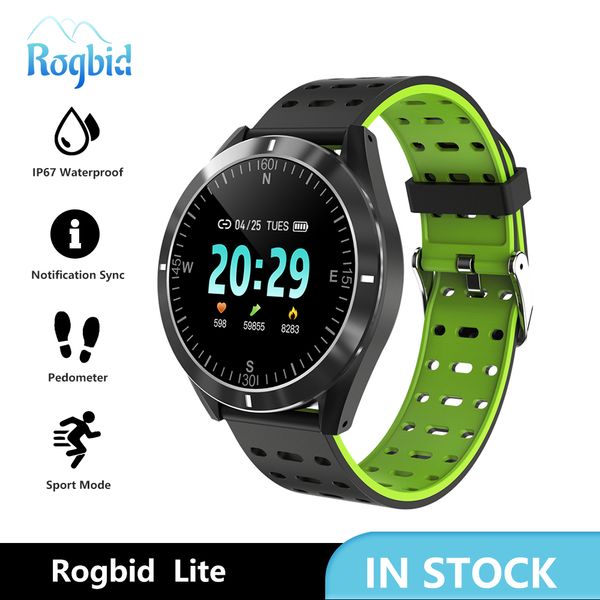 

rogbid lite smart watch men heart rate fitness monitor sleep bluetooth alarm smartwatch women connect android ios sport clock