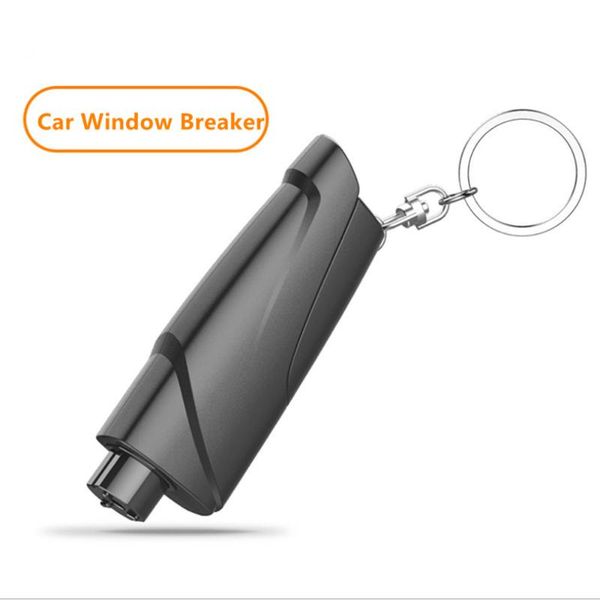 

lifehammer with seatbelt cutter for car, portable handy car escape tool, mini seat safety hammer, car window breaker, Silver