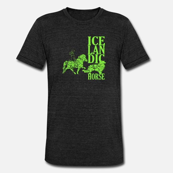 

icelandic horse pony merch t shirt men customize cotton o neck outfit loose funny casual spring autumn original shirt