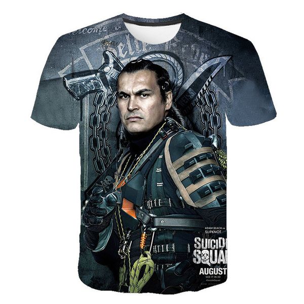 

suicide squad clothing clown man black red streetwe 3d print shirts hippie aesthetic funny men clothing