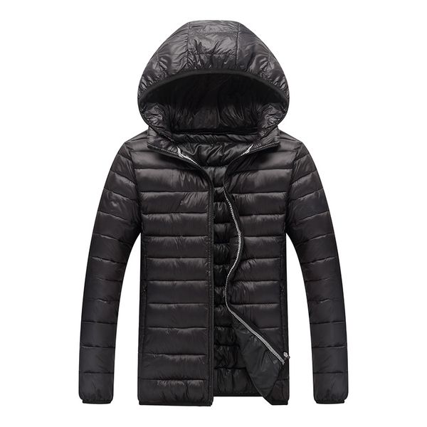 

2020 new casual hooded winter clothes men, Black
